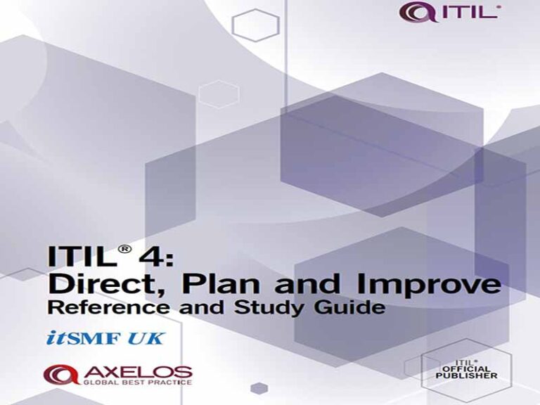 دانلود کتاب مرجع و راهنمای ITIL 4 Direct, Plan and Improve از کتب رسمی  ITIL