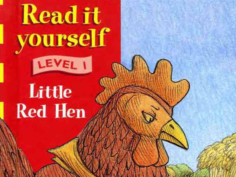 دانلود کتاب داستان انگلیسی مرغ قرمز کوچولو