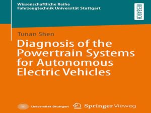 دانلود کتاب تشخیص سیستم های انتقال قدرت برای وسایل نقلیه الکتریکی خودمختار