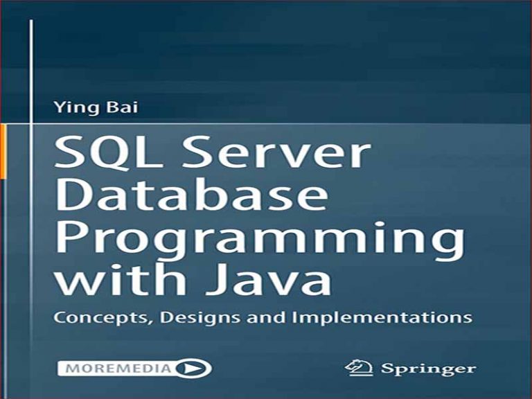 دانلود کتاب برنامه نویسی پایگاه داده SQL Server با جاوا