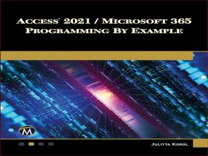 دانلود کتاب برنامه نویسی Access 2021-Microsoft 365 به همراه مثال