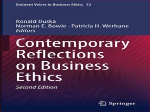 دانلود کتاب تأملات معاصر در مورد اخلاق تجاری