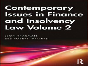 دانلود کتاب مسائل معاصر در حقوق مالی و ورشکستگی – جلد دوم