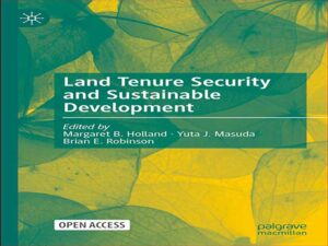 دانلود کتاب امنیت تصرف سرزمینی و توسعه پایدار