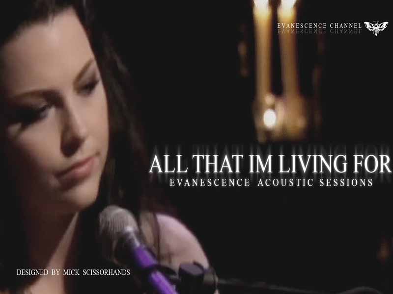 دانلود آهنگ All That I Am Living For از Evanescence با متن و ترجمه