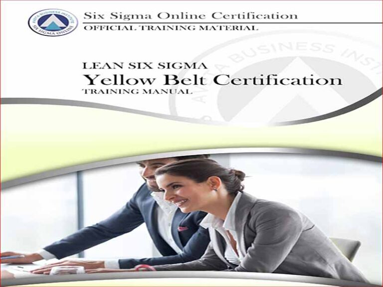 دانلود کتاب گواهینامه کمربند زرد ناب شش سیگما – Six Sigma