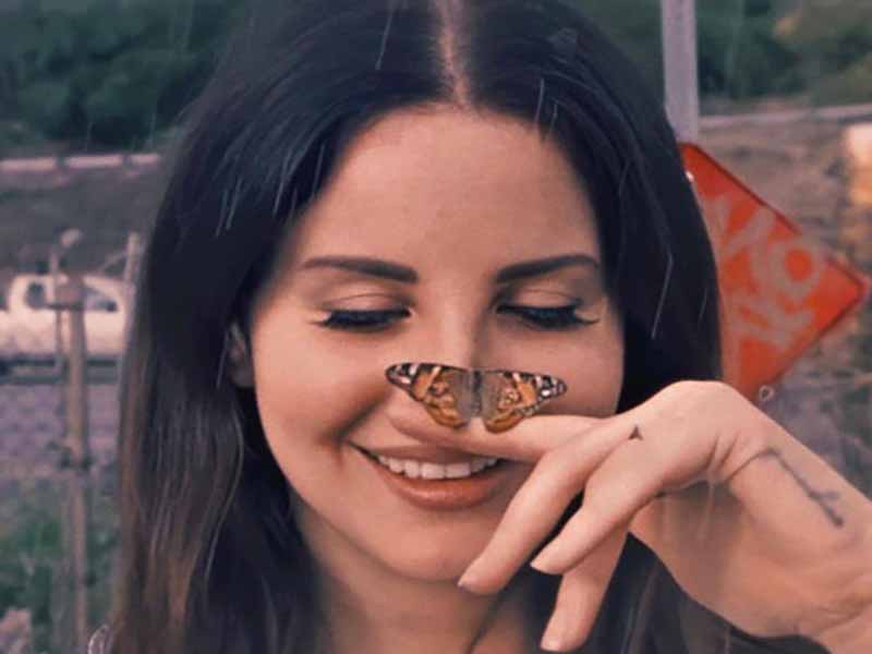 دانلود آهنگ Hapiness is a butterfly از Lana Del Rey با متن و ترجمه