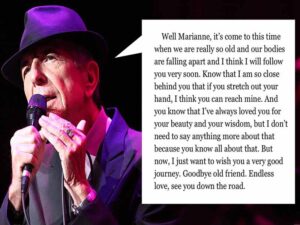 دانلود آهنگ The Letters از Leonard Cohen با متن و ترجمه