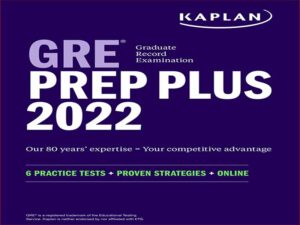 دانلود کتاب آمادگی برای آزمون GRE Prep Plus 2022
