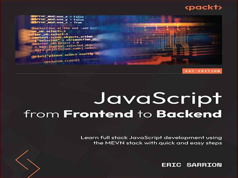 دانلود کتاب جاوا اسکریپت از Frontend به Backend