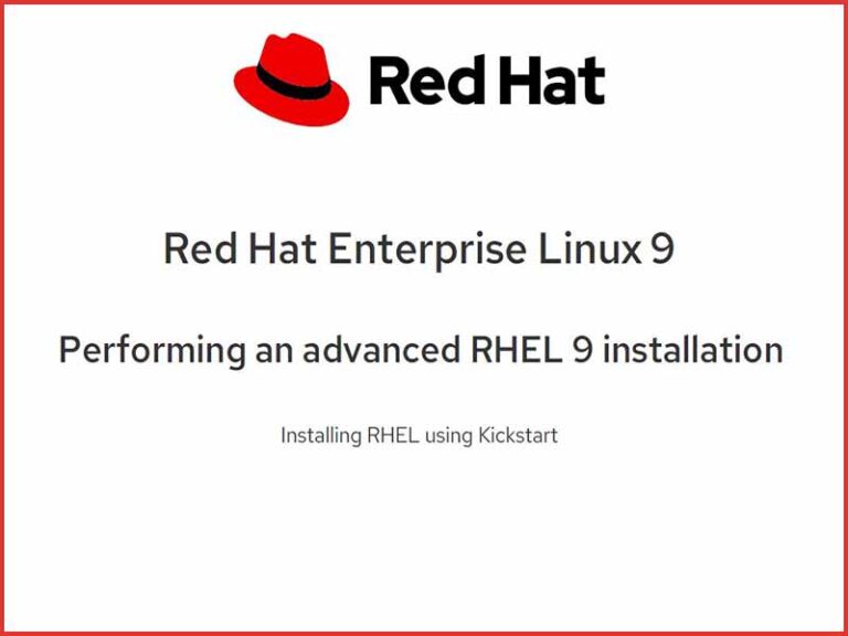 دانلود کتاب Red Hat Enterprise Linux 9 – اجرای نصب پیشرفته RHEL 9