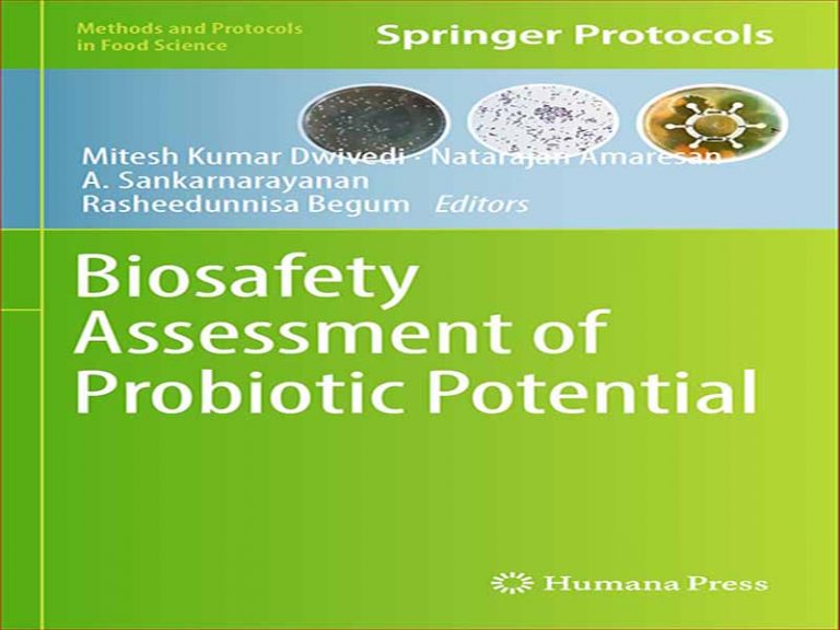دانلود کتاب ارزیابی ایمنی زیستی پتانسیل پروبیوتیک