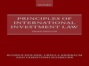 دانلود کتاب اصول حقوق سرمایه گذاری بین المللی