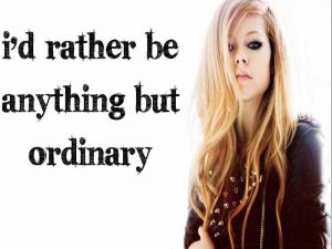 دانلود آهنگ Anything but Ordinary از Avril Lavigne با متن و ترجمه