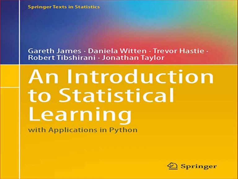 دانلود کتاب مقدمه ای بر یادگیری آماری با برنامه های کاربردی در پایتون