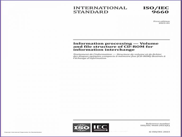 دانلود استاندارد ISO IEC 9660-2023 – حجم و ساختار فایل CD-ROM برای تبادل اطلاعات