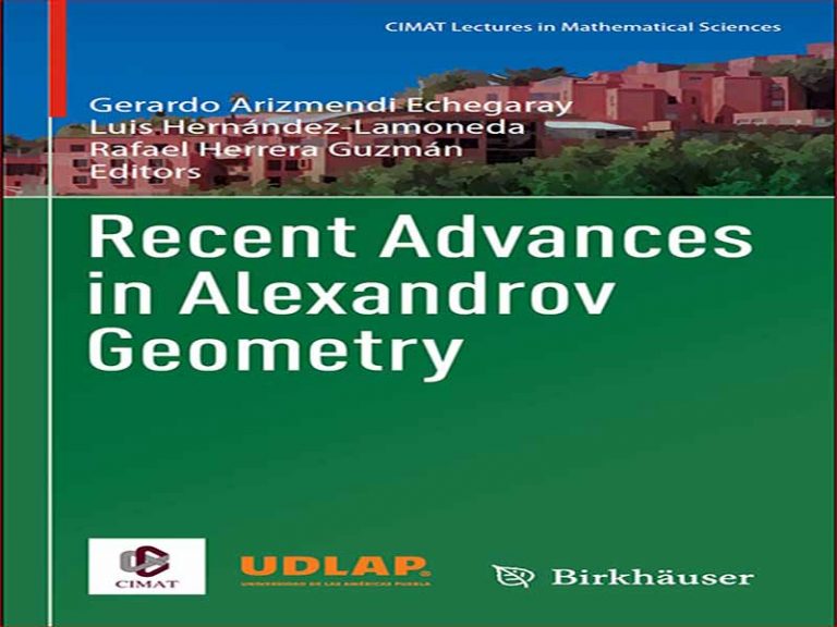 دانلود کتاب پیشرفت های اخیر در هندسه الکساندروف