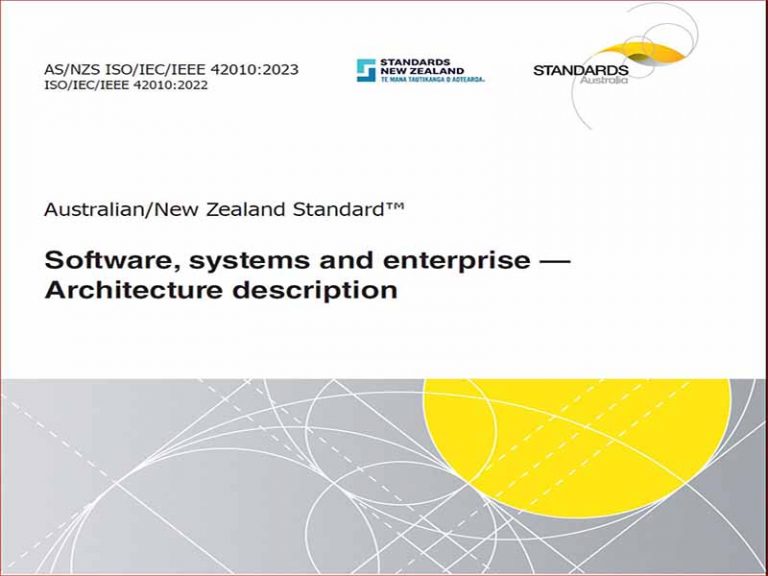 دانلود استاندارد AS/NZS ISO/IEC/IEEE 42010:2023 – نرم افزار، سیستم ها و سازمان – شرح معماری