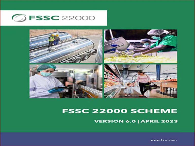 دانلود استاندارد FSSC 22000 – ویرایش 6 – ایمنی مواد غذایی