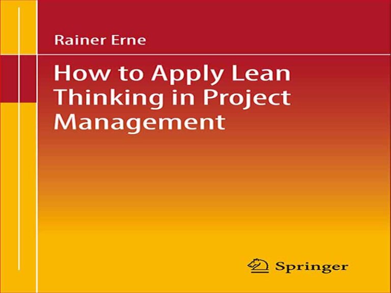 دانلود کتاب نحوه به کارگیری تفکر Lean در مدیریت پروژه