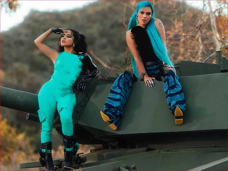 دانلود آهنگ اسپانیایی MAMIII از Becky G و KAROL G با متن و ترجمه