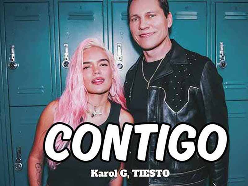 دانلود آهنگ اسپانیایی CONTIGO از KAROL G و Tiesto با متن و ترجمه