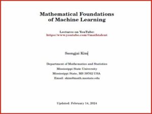 دانلود کتاب مبانی ریاضی یادگیری ماشین