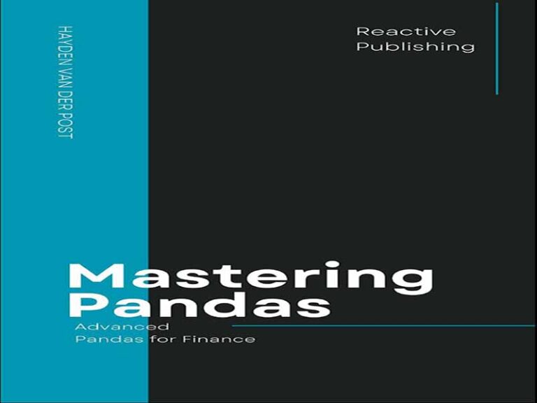 دانلود کتاب تسلط بر پاندا: پاندا پیشرفته برای امور مالی (ADVANCED PANDAS FOR FINANCE)