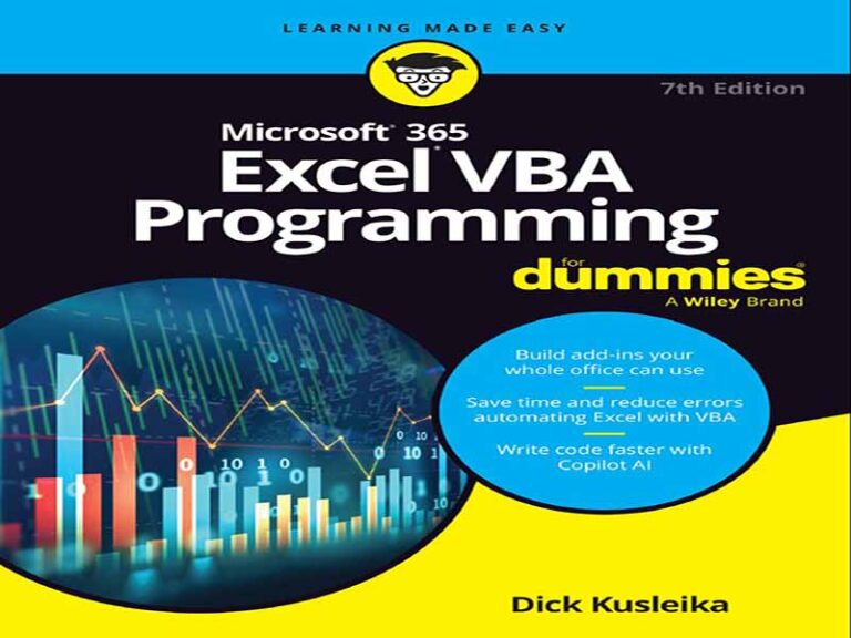 دانلود کتاب برنامه نویسی Microsoft 365 Excel VBA برای مبتدیان