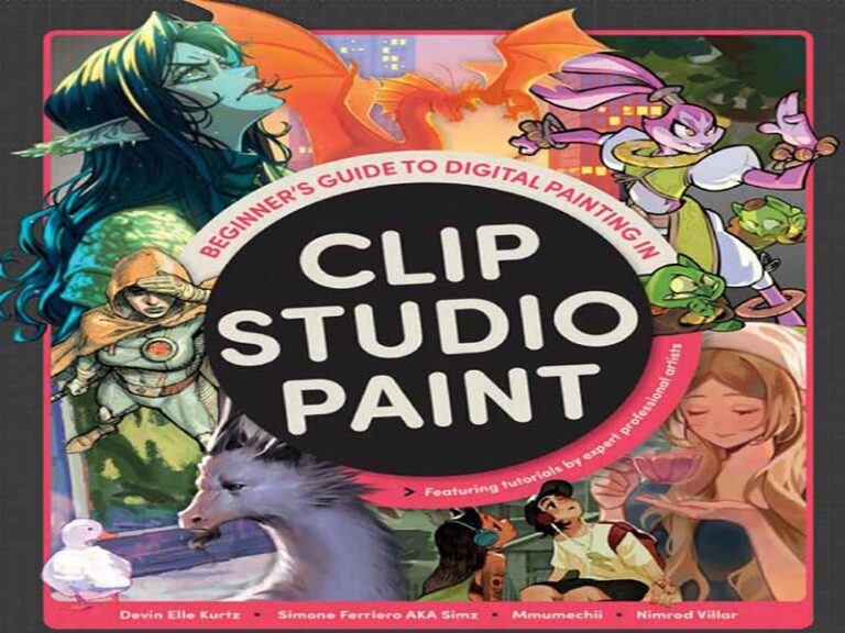 دانلود کتاب راهنمای مبتدیان برای نقاشی دیجیتال در Clip Studio Paint