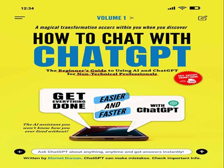 دانلود کتاب چگونه با CHATGPT چت کنیم