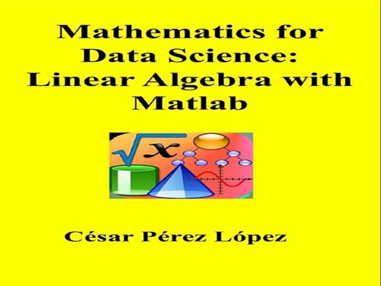 دانلود کتاب ریاضیات برای علوم داده: جبر خطی با Matlab