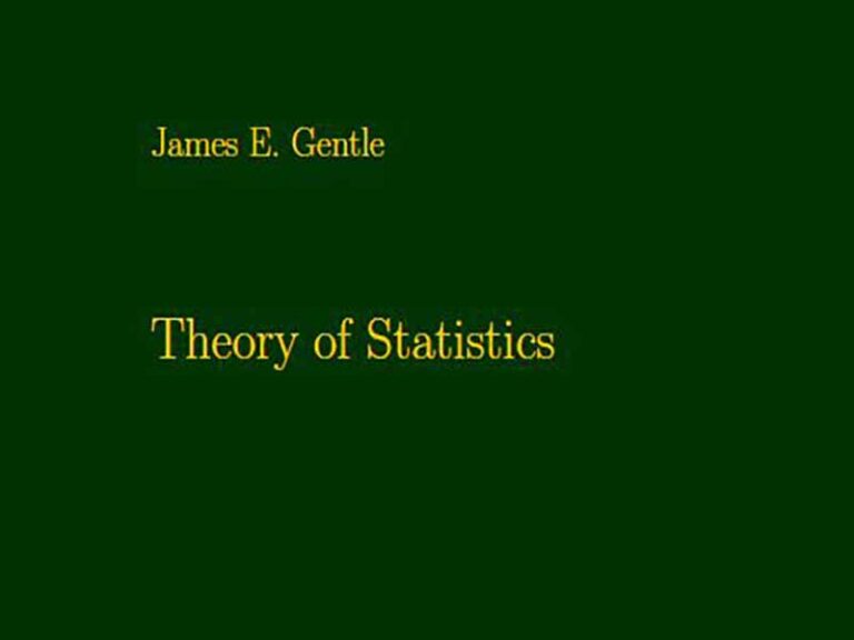 دانلود کتاب نظریه آمار