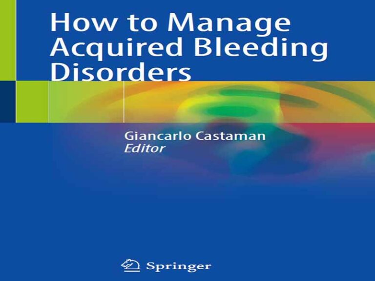 دانلود کتاب نحوه مدیریت اختلالات خونریزی اکتسابی