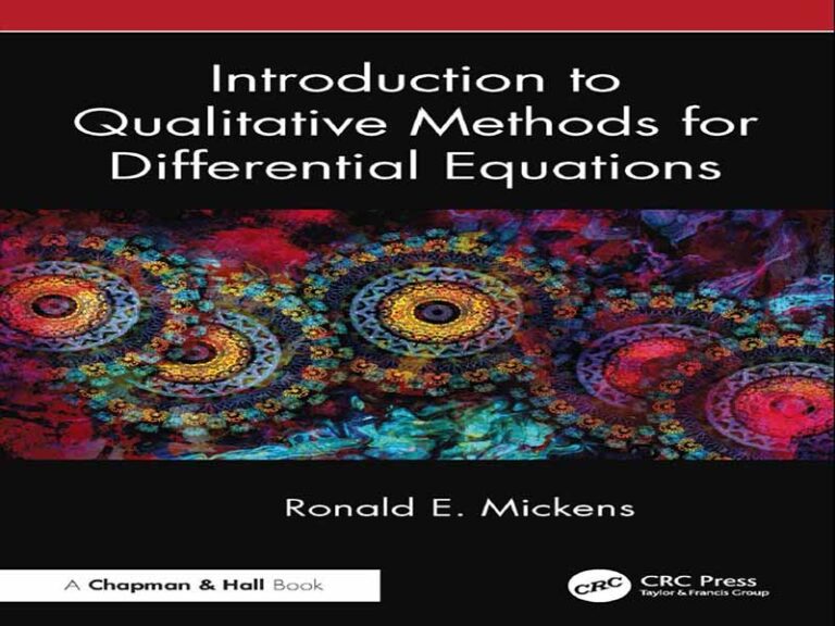 دانلود کتاب مقدمه‌ای بر روش‌های کیفی برای معادلات دیفرانسیل