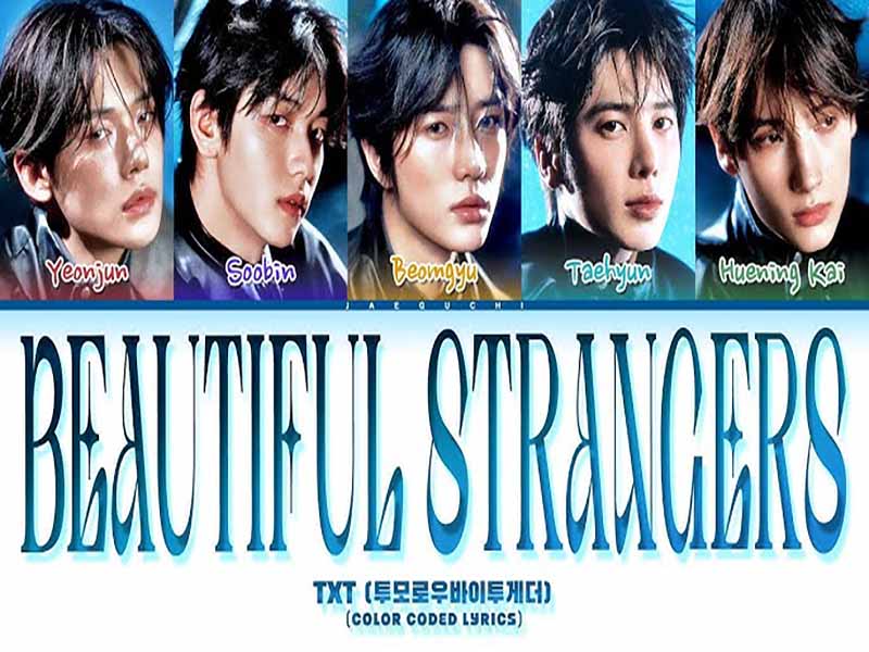 دانلود آهنگ کره ای Beautiful Strangers از TXT با متن و ترجمه