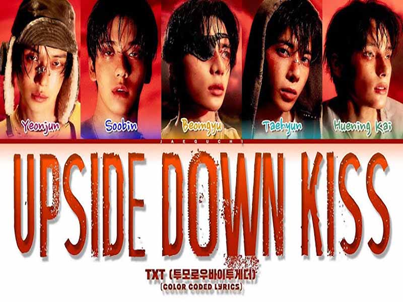 دانلود آهنگ کره ای Upside Down Kiss از TXT با متن و ترجمه