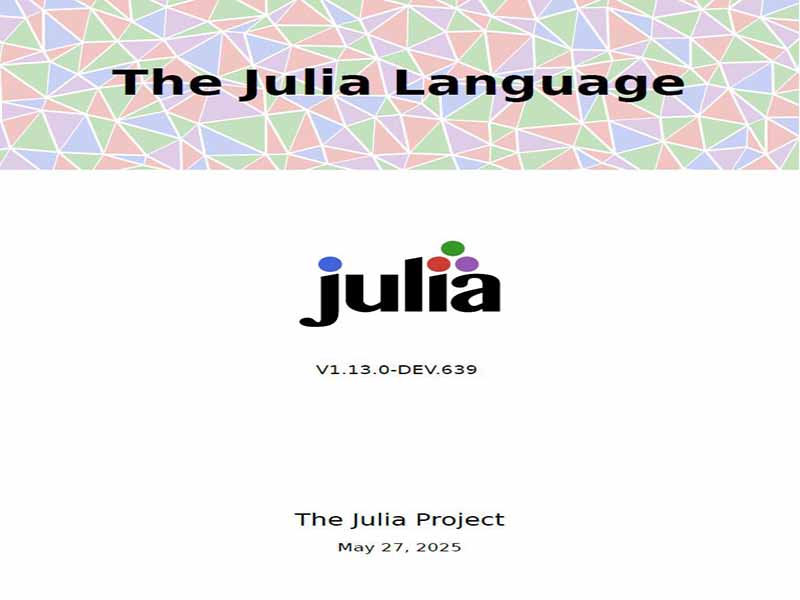 دانلود کتاب زبان جولیا (Julia)- نسخه ۱.۱۳.۰-DEV.639