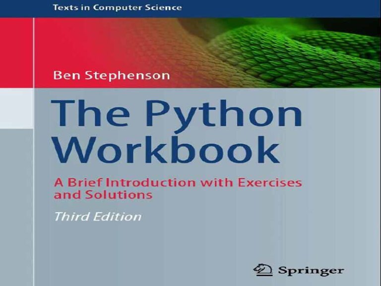 دانلود کتاب کار پایتون، ویرایش سوم