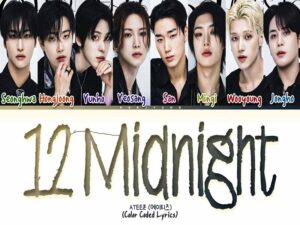 دانلود آهنگ کره‌ای 12 Midnight از ATEEZ با متن و ترجمه