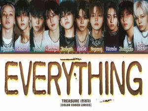 دانلود آهنگ کره‌ای EVERYTHING از TREASURE با متن و ترجمه