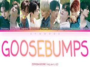 دانلود آهنگ کره‌ای Goosebumps از ZEROBASEONE با متن و ترجمه