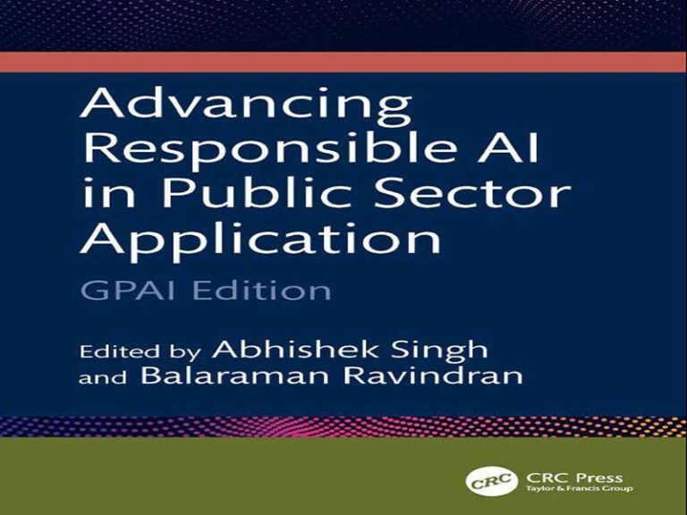 دانلود کتاب پیشرفت هوش مصنوعی مسئولانه در کاربردهای بخش عمومی – نسخه GPAI