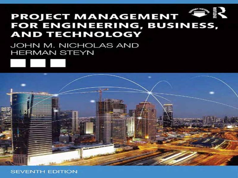 دانلود کتاب مدیریت پروژه برای مهندسی، تجارت و فناوری