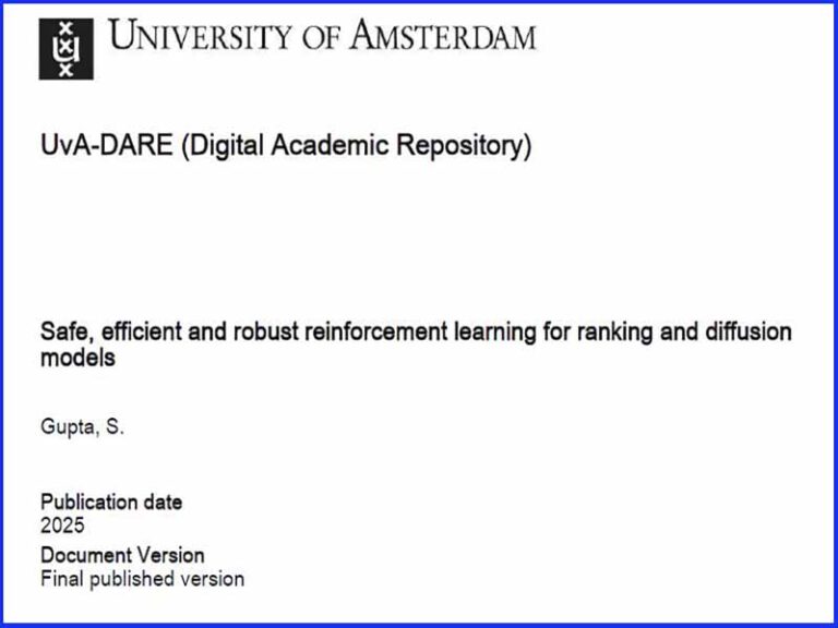 دانلود کتاب یادگیری تقویتی ایمن، کارآمد و مقاوم برای مدل‌های رتبه‌بندی و انتشار