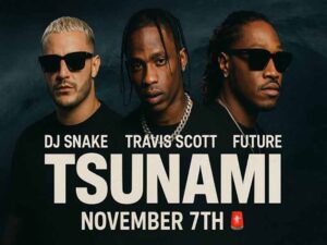 دانلود آهنگ Tsunami از DJ Snake و Future و Travis Scott با متن و ترجمه