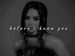 دانلود آهنگ Before I Knew You از Demi Lovato با متن و ترجمه