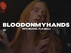 دانلود آهنگ bloodonmyhands از Tate McRae و Flo Milli با متن و ترجمه