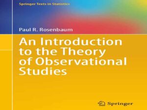 دانلود کتاب مقدمه‌ای بر نظریه مطالعات مشاهده‌ای