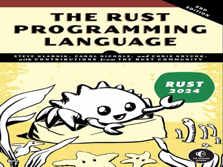 دانلود کتاب زبان برنامه‌نویسی Rust، ویرایش سوم
